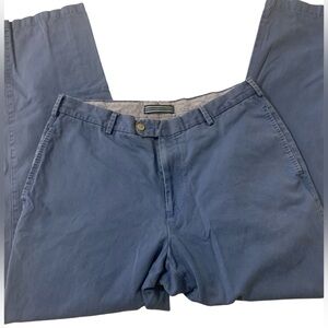 Peter Millar Pants Mens 33X31 Blue Twill Pima Cotton Chinos MF14B84